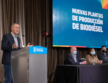 Schiaretti anunció la construcción de 20 plantas de biodiésel
